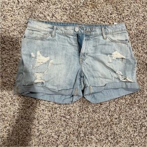 Distressed Gap Jean Shorts